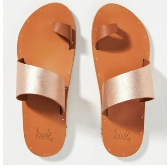 beek Shoes - Beek Finch Leather Toe Ring Sandals